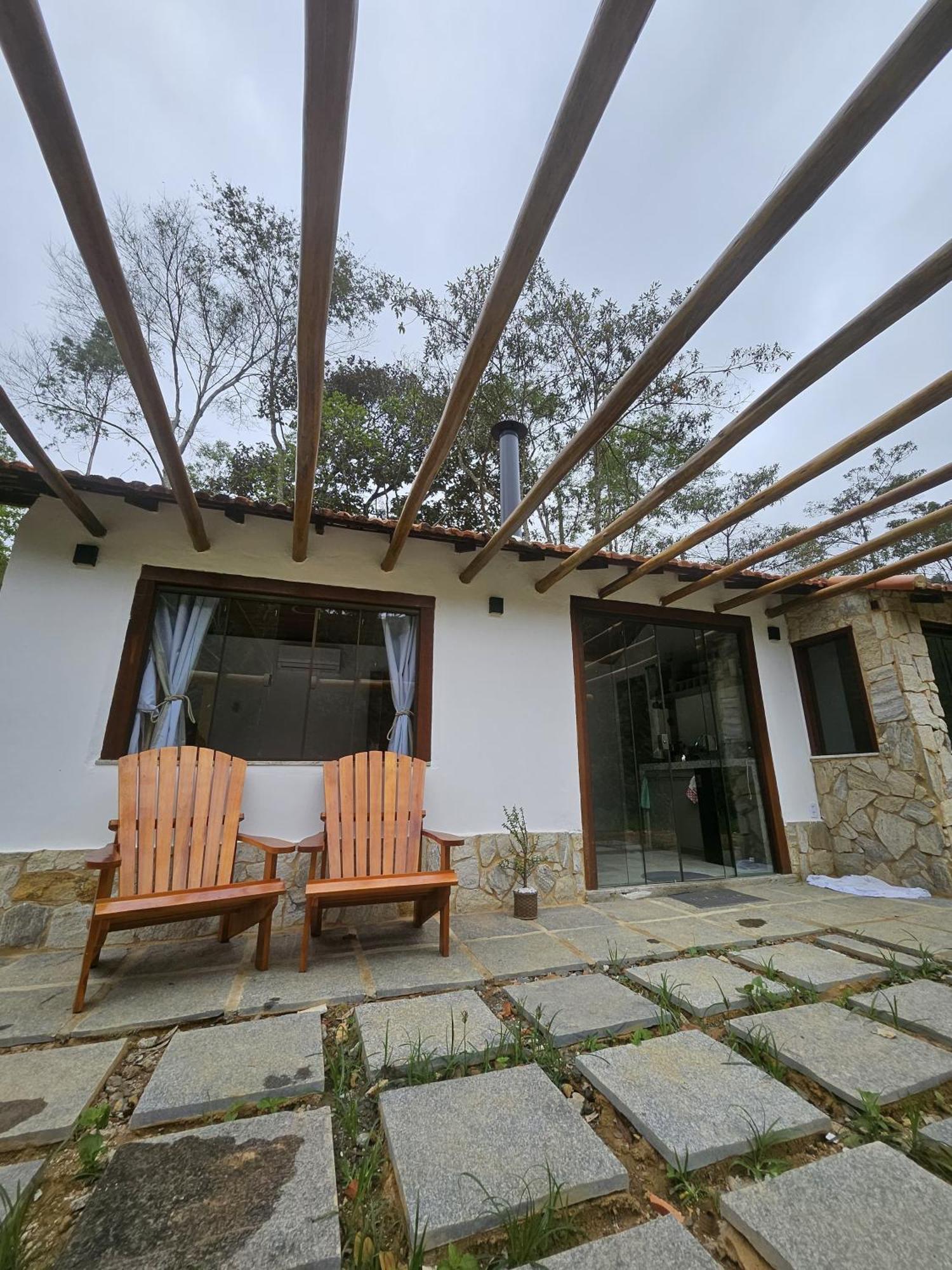 Casa Di Pedra Com Linda Vista Para Natureza - ميجيل بيريرا المظهر الخارجي الصورة